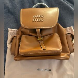 Mini Miu Miu backpack
